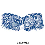 Qfdian New Wholesale Juice Chest Stickers Tattoo Herbal Semi-permanent Back Tatoo Wings Tattoo Stickpaper