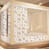 Qfdian Four-Cornered Mosquito Net Bedding Net Bed Tent Curtain with Stand