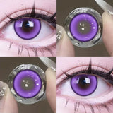 Qfdian Cosplay  Myopia Color Contact Lenses Anime Pupil 6months 1pair Halloween Cute 14.2mm Softlens