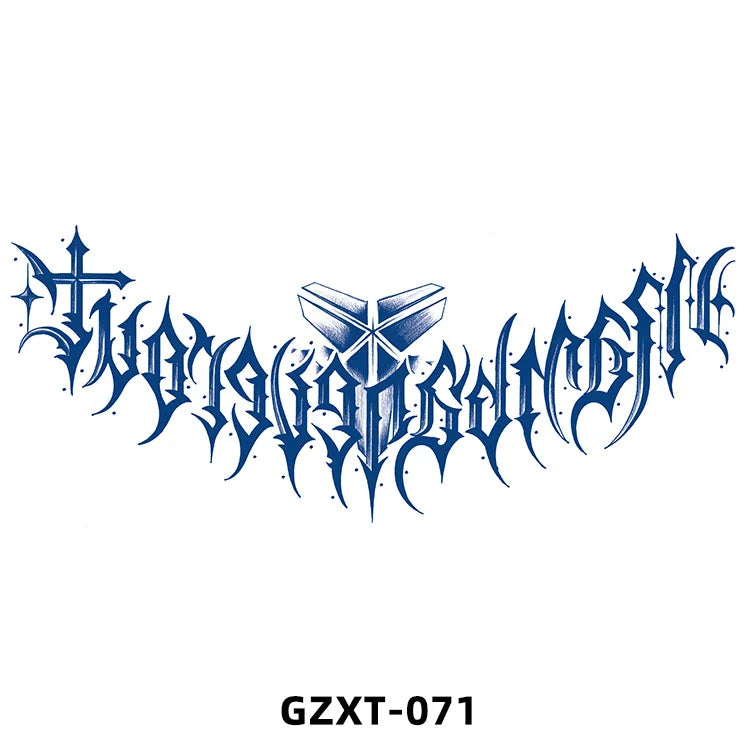 Qfdian New Wholesale Juice Chest Stickers Tattoo Herbal Semi-permanent Back Tatoo Wings Tattoo Stickpaper