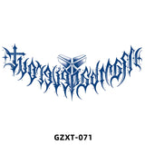 Qfdian New Wholesale Juice Chest Stickers Tattoo Herbal Semi-permanent Back Tatoo Wings Tattoo Stickpaper