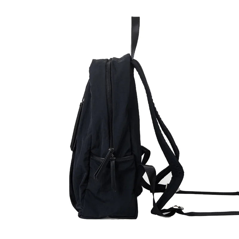 Qfdian Large Capacity Women Backpack Lightweight and Versatile College Student backpack fit A4 paper