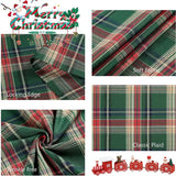Qfdian Checkered Christmas Tablecloth Oblong Red Retro Plaid Table Cloth Stain Resistance Winter Xmas Holiday Party Kitchen Table Cover