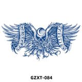 Qfdian New Wholesale Juice Chest Stickers Tattoo Herbal Semi-permanent Back Tatoo Wings Tattoo Stickpaper