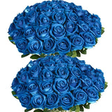 50 Pcs Velvet Rose Artificial Rose Flowers Real Touch Fake Roses Florals for Valentine's DIY Wedding Bouquet Party Home Decor