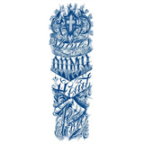 Qfdian Full Leg Arm Temporary Herbal Juice Ink Tattoo Stickers Lasting  15 Days Waterproof Tattoo  Animal  Tattoo Stickers for Men Boys