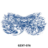 Qfdian New Wholesale Juice Chest Stickers Tattoo Herbal Semi-permanent Back Tatoo Wings Tattoo Stickpaper