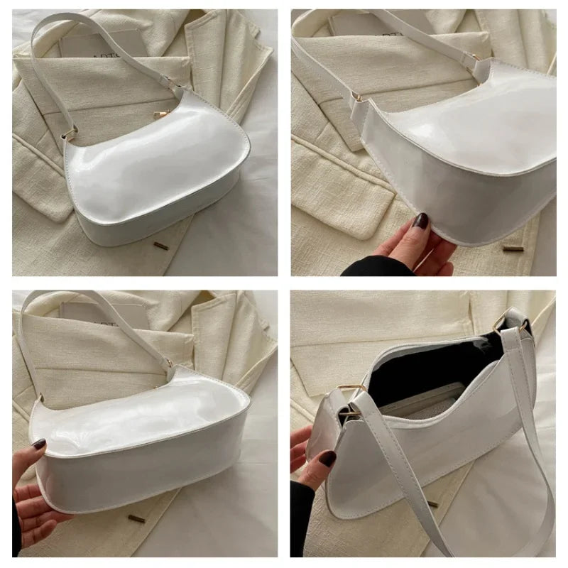 Qfdian Spring Trendy Fashion Women's Solid Color Shoulder Bag Versatile Small Square Design Gentle Style for Casual Occasions