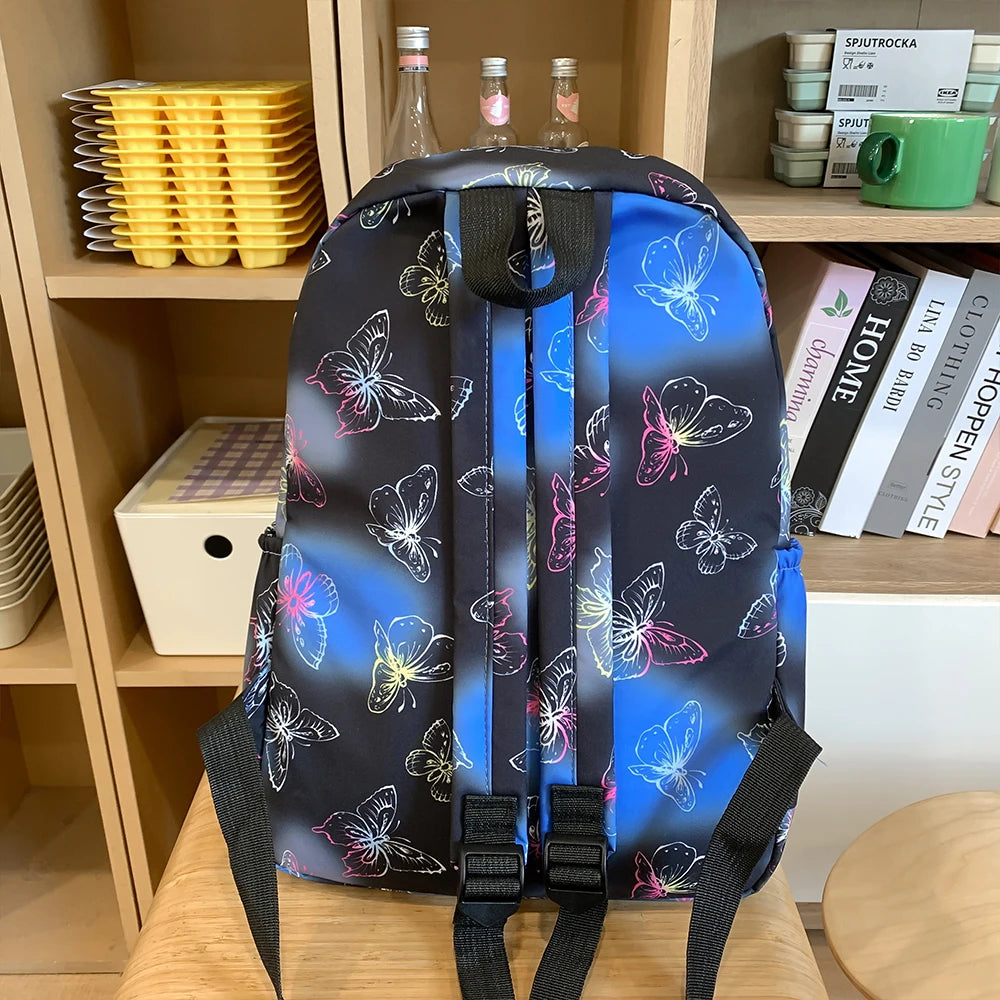 Qfdian Small Niche Design, Fashionable Trend, High Aesthetic Value, Simple Casual Backpack, Daily Commuting, Tutoring Backpack