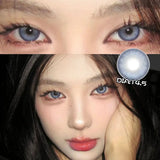 Qfdian 1pair Color Contact Lenses Softlens for Eyes Lenses Cosmetic Eyecontacts with Myopia