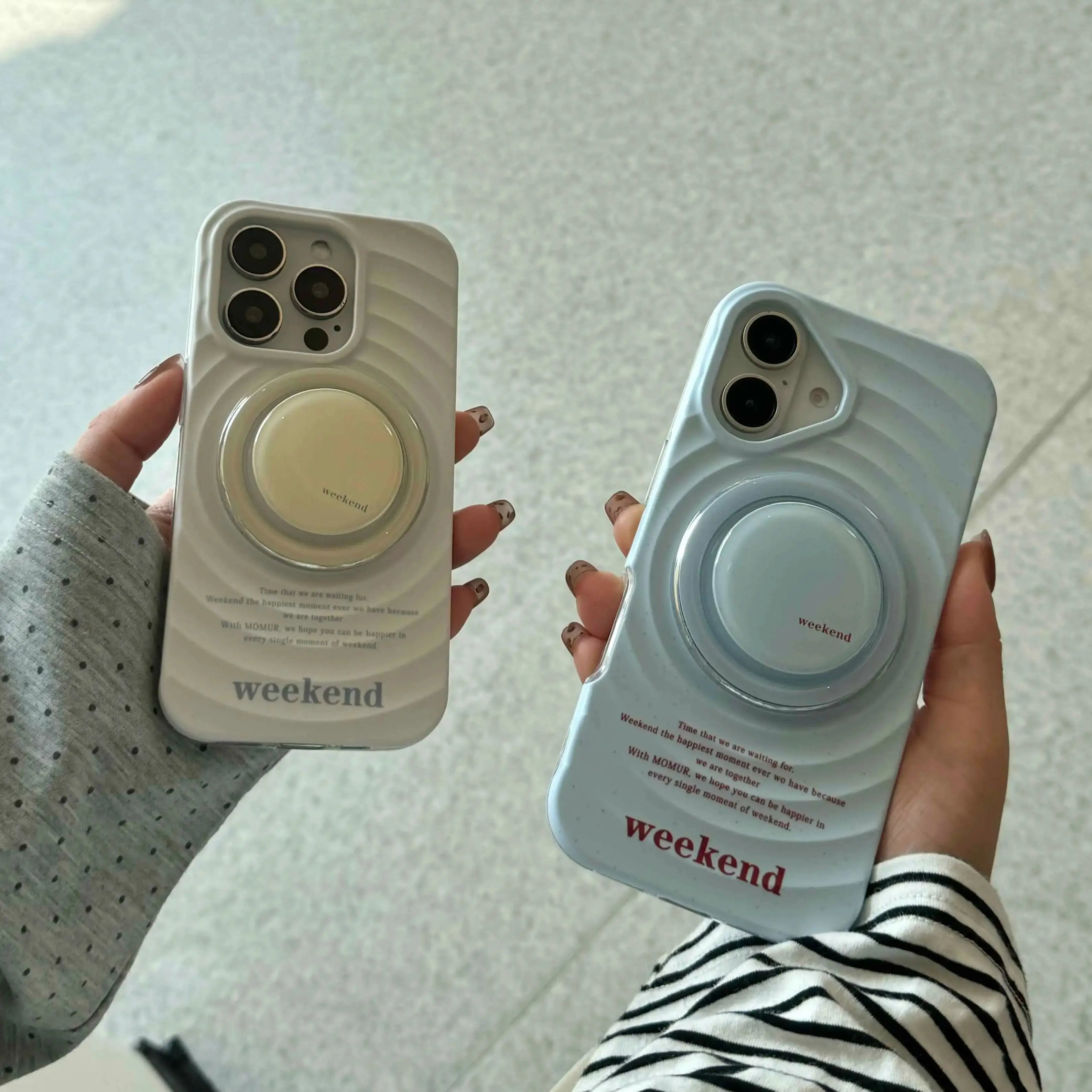 Qfdian Ins simple blue clrcle phone case for iphone 14pro 13 16 13pro 15promax 16promax 12 15 pro max 14 stand holder magnetic fundas