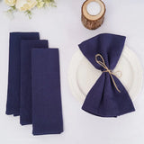 Qfdian 10PC Cloth Napkins Dark Green 30X45cm Thanksgiving Cotton Dinner Napkin for Wedding Party Baby Shower Christmas Table Decoration