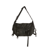 Qfdian Japanese Crossbody Bags Men High-capacity Cargo Preppy Shoulder Handbags Women Casual College Students Laptop Messenger  Y2k