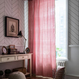 Qfdian Red White Plaid Curtains Blackout Check Pattern Rod Pocket for Living Room Bedroom Christmas Decoration Semi Sheer Window Drapes