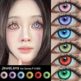 Qfdian Cosplay  Myopia Corlor Contact Lenses Anime Pupil 6months 1pair Halloween Cute Eye Lenses