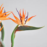 Qfdian Strelitzia / Artificial Butterfly Orchid Green Plant Artificial Flowers