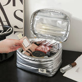 Qfdian Large Capacity Makeup Bag Cosmetic Bag Toiletry Bag Washbag Portable Storage Bag Travel Organizer