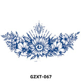 Qfdian New Wholesale Juice Chest Stickers Tattoo Herbal Semi-permanent Back Tatoo Wings Tattoo Stickpaper