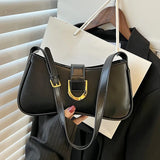 Qfdian Women Shoulder Bag Fashion Girl Underarm Bag Girl School Class Handbag Purse Ladies Commuter Mobile Phone Wallets
