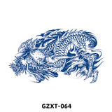 Qfdian New Wholesale Juice Chest Stickers Tattoo Herbal Semi-permanent Back Tatoo Wings Tattoo Stickpaper