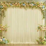 Qfdian White Backdrop Curtain Wedding Wrinkle Free Drapes for Baby Shower Bridal Birthday Party Photo Photography Background Decoration