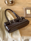 Qfdian Fashion Trendy Office Lady Elegant Shoulder Bags Sweet Y2k Aesthetic Chic Women's Handbags All Match Vintage Fairy Underarm Bag