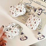 Qfdian Korea Ins Lovely Sit Dog Silicone Soft Case for AirPods 1/2/3/4 Pro 2 Wireless Bluetooth Earphone Charging Box Protection Coque