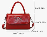 Qfdian Women Shoulder Bags New Bow Small Niche Simple High Quality Single Crossbody Bags Small Square Handbags and Purse