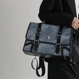 Qfdian 2025 New Trendy Fashion Students Schoolbags High-capacity Preppy Women Shoulder Handbags Vintage Y2k Aesthetic Star Backpacks