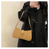 Qfdian Women Shoulder Bag Fashion Girl Underarm Bag Girl School Class Handbag Purse Ladies Commuter Mobile Phone Wallets