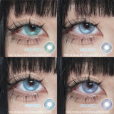 Qfdian 1pair Color Contact Lenses Softlens for Eyes Lenses Cosmetic Eyecontacts