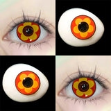 Qfdian Color Contact Lenses Halloween Circle Lens Yearly Genshin Nahida Hutao Mavuika Cosplay