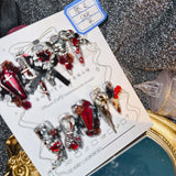 Qfdian 10Pcs High Quality Handmade Press on Nail Real Time Shooting of Sacrificial Spirit Heavy Industry Gothic Dark Bloody Personality