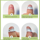 Qfdian 10Pcs Black Handmade Press on Nails Coffin Fake Nails Full Cover Gradient Metal Cool Artificial False Wearable Nail Tips Girl