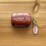 Qfdian Pink Brown Gradient Transparent Splashing Ink Design Soft Cover Case for Airpods 1/2/3/4 Pro 2nd Fashion Simplicity Style Coque