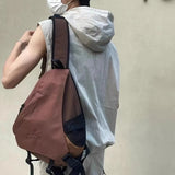 Qfdian Japanese Casual All Match Women Handbags Streetwear Vintage Y2k Aesthetic Shoulder Bag Fashion Ins Trendy Grunge Crossbody Bags