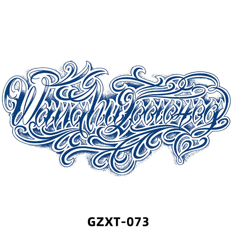 Qfdian New Wholesale Juice Chest Stickers Tattoo Herbal Semi-permanent Back Tatoo Wings Tattoo Stickpaper