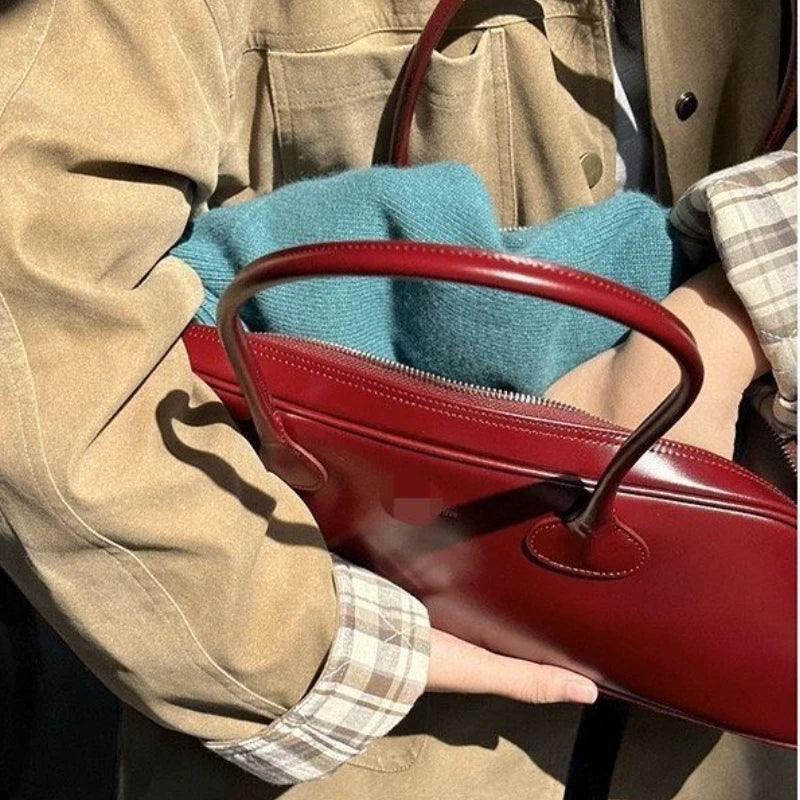 Qfdian Personality Fashion Chic Y2k Aesthetic Handbags All Match Women Vintage Underarm Bag 2025 Streetwear Luxury Design Shoulder Bags