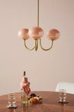 Qfdian Art Deco Elegance Glass Ball Chandelier