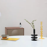 Qfdian Danish Pastel Taper Candle Holder