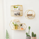 Qfdian Creative Geometry Wall Shelf