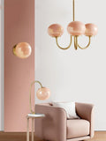 Qfdian Art Deco Elegance Glass Ball Chandelier