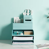 Qfdian Home Office Multi-layered Desk Organizer