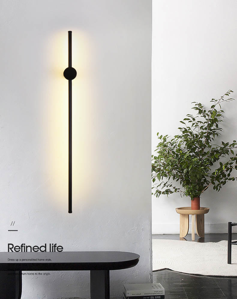 Qfdian Nordic Sleek Linear Wall Lights