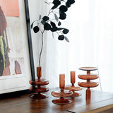 Qfdian Danish Pastel Taper Candle Holder