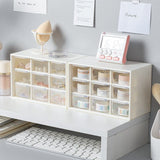 Qfdian 9 Grid Dust-proof Desk Storage Drawer