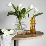 Qfdian Scandinavian Threaded Shaped Vase
