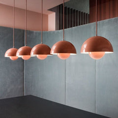 Qfdian Danish Aesthetic Mushroom Pendant Light