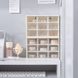 Qfdian 9 Grid Dust-proof Desk Storage Drawer