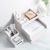 Qfdian Home Office Multi-layered Desk Organizer